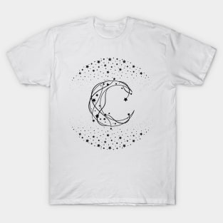 Beautiful Moon Design T-Shirt